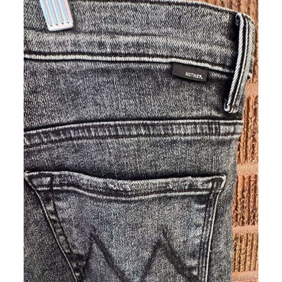 Mother The Seamed Swooner Skimp Jeans Size 29 Black Denim USA - Picture 5 of 16